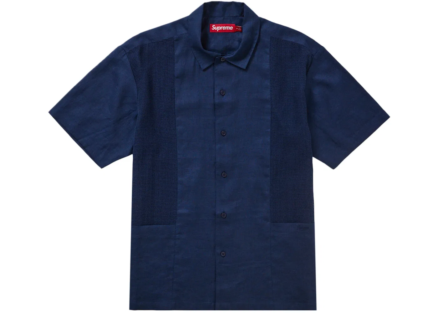 Мужская рубашка с сетчатыми вставками Supreme Shirt, Navy