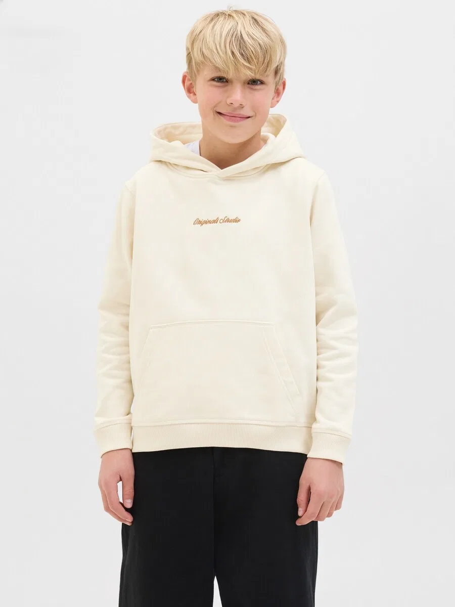 Детская толстовка 'JORNorrebro' из белой шерсти Jack & Jones Junior — фото 2
