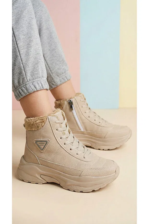 Детские ботинки для девочек с водозащитой Riccon, Beige