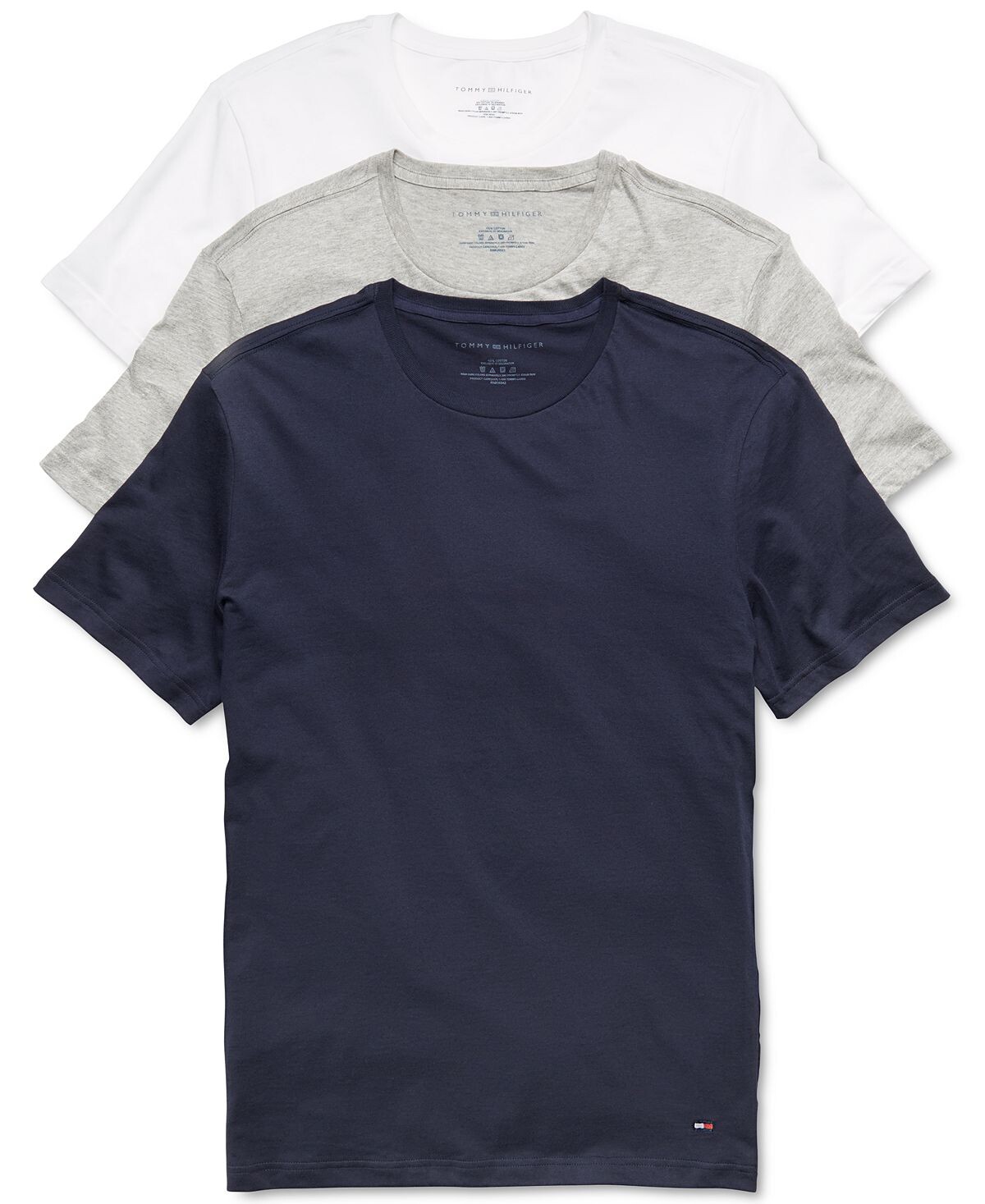 

Мужчины 3-pk. классические хлопковые футболки Tommy Hilfiger, мульти, Серый, Мужчины 3-pk. классические хлопковые футболки Tommy Hilfiger, мульти