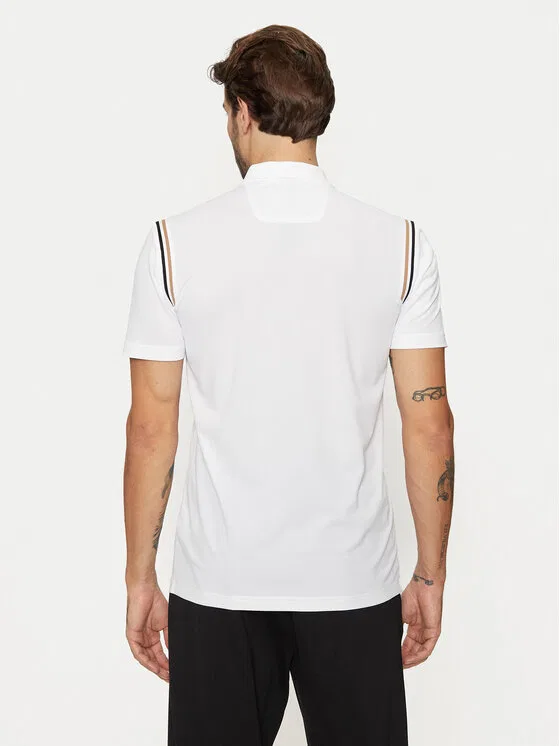 Футболка slim fit Pariq Boss, белый — фото 3