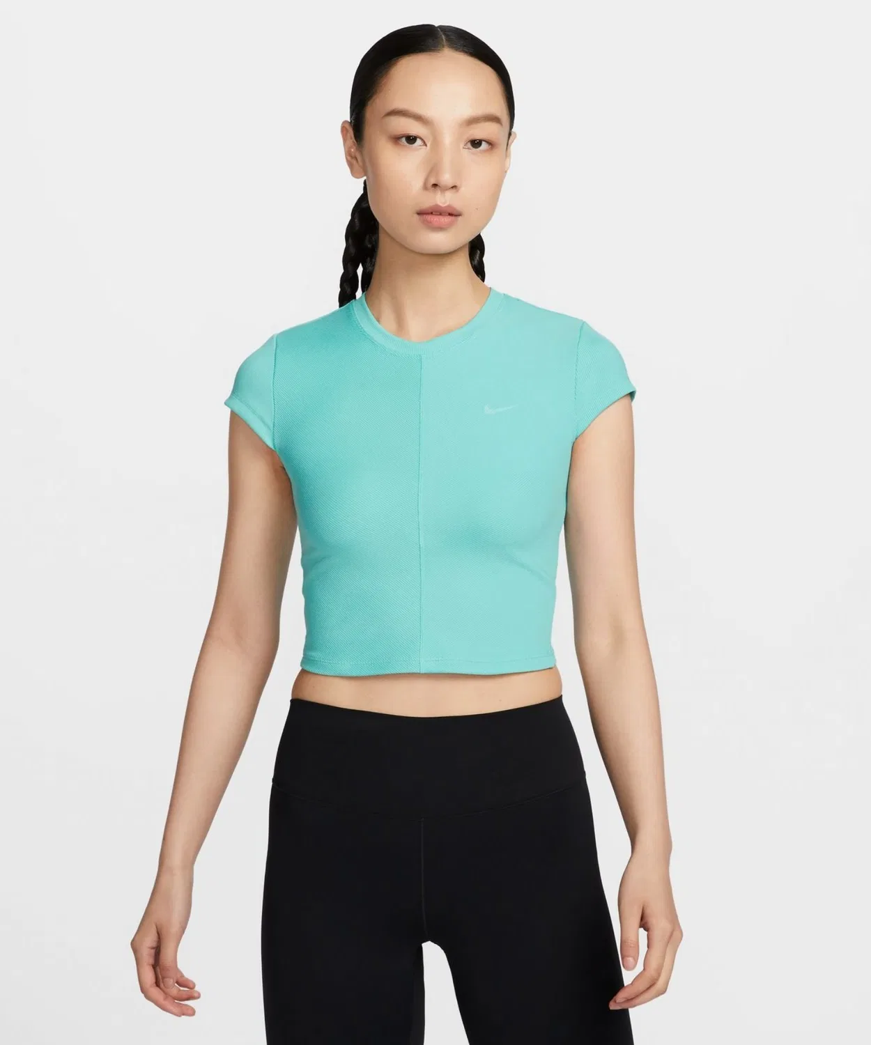 Женская футболка с коротким рукавом One Rib Capsule S/S Top NIKE, Blue