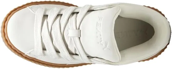 Детские кроссовки для девочек с шнуровкой Fenty X Creeper Phatty PUMA, Off-White — фото 4