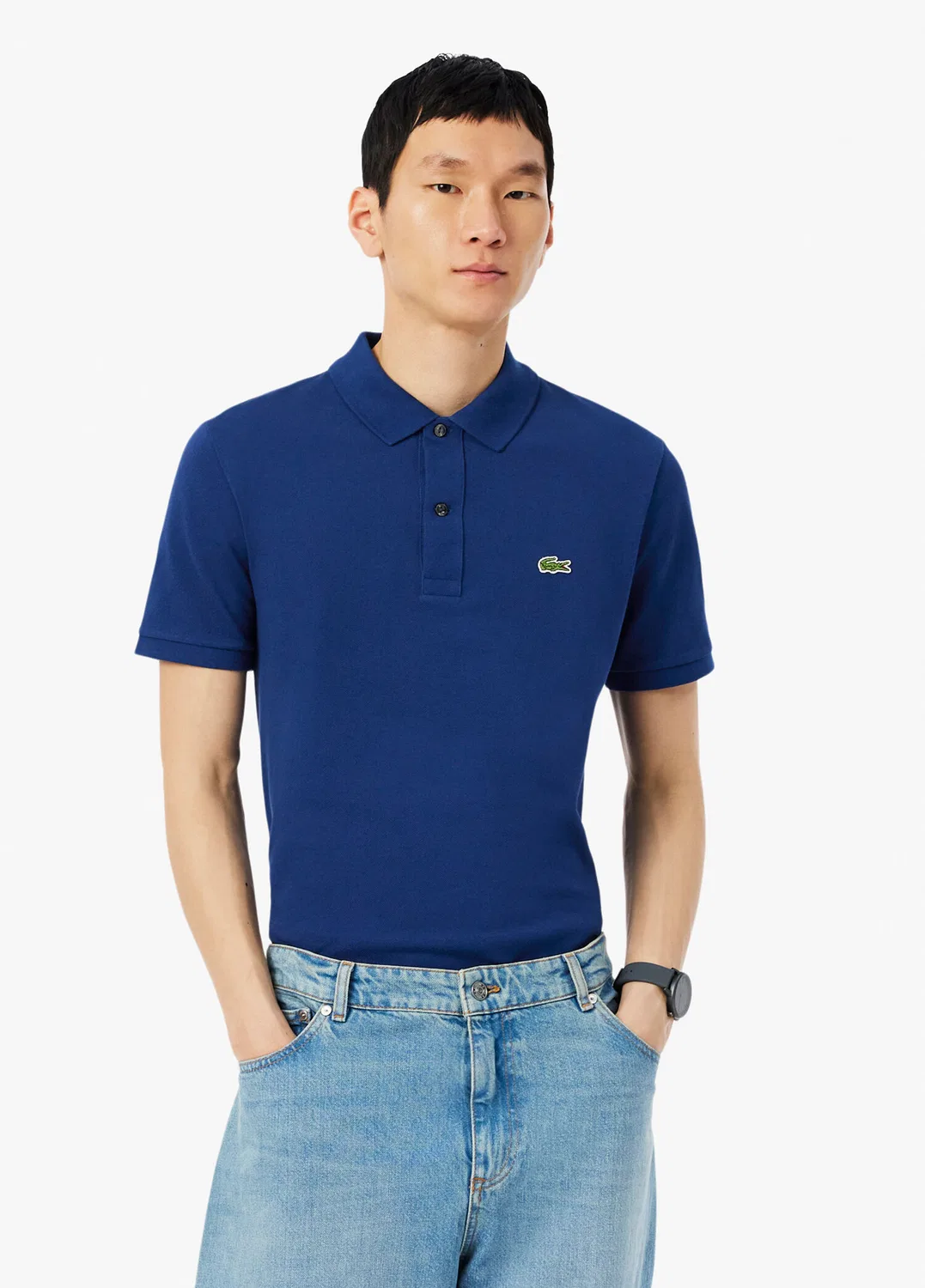 Поло Lacoste L.12.12 Slim Fit, Mavi-F9F — фото 2