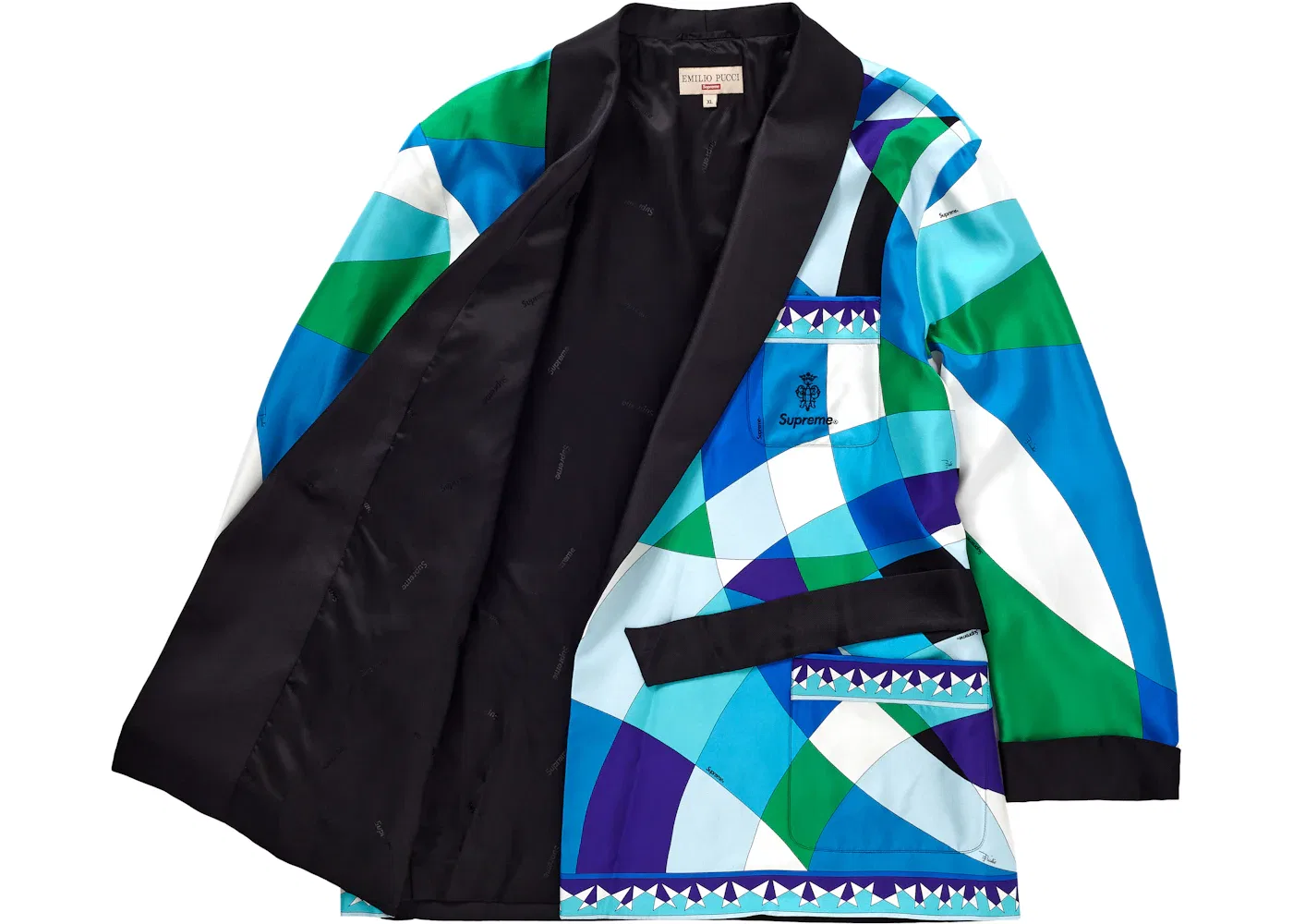 Мужская куртка с принтом Supreme Emilio Pucci, Blue — фото 2