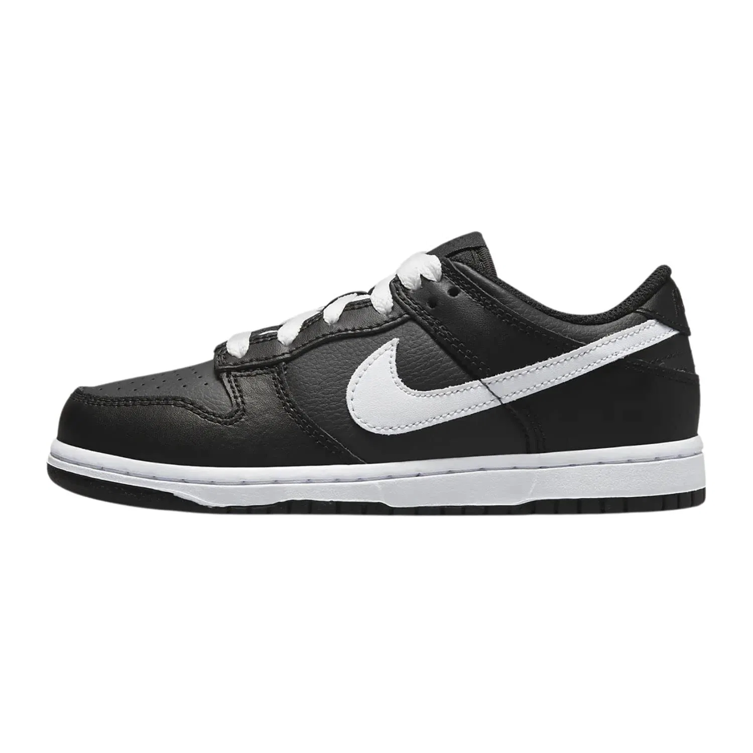 Детские кроссовки для мальчиков с принтом Dunk Low GS NIKE, Anthracite White Black