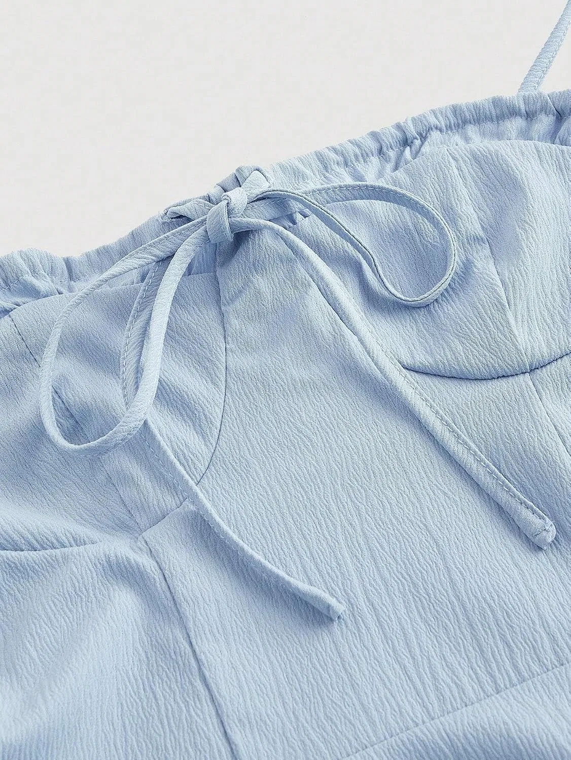 Женское кэжуал платье с открытой спиной Cami, Blue — фото 2