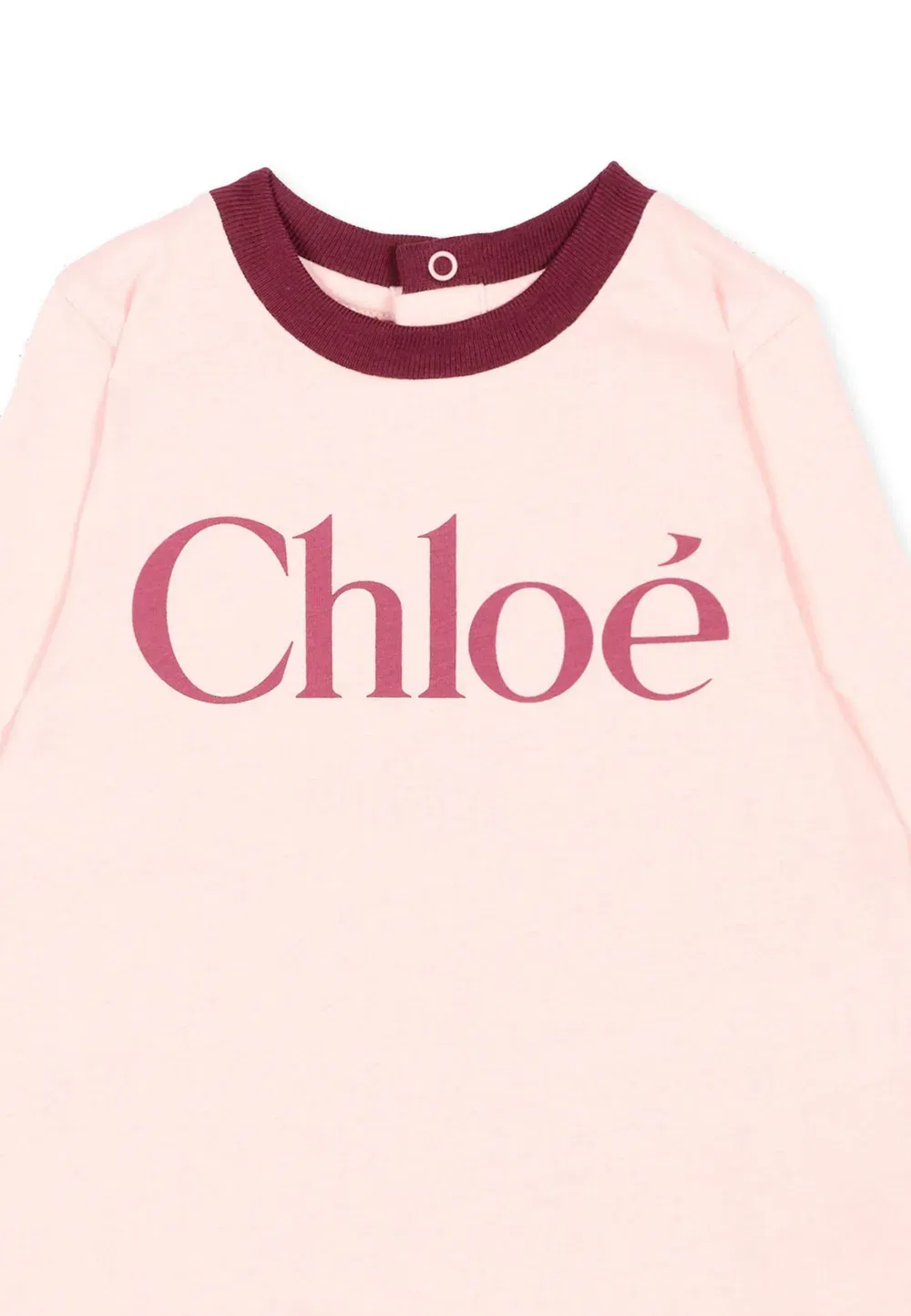 Футболка - топ с длинными рукавами Chloé, Pink — фото 3
