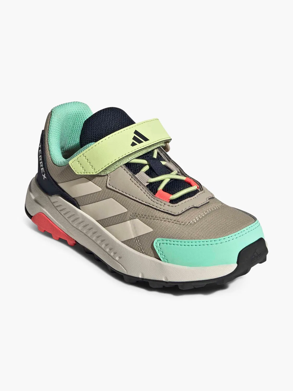 Детские кроссовки для бега по бездорожью Adidas TERREX ANYLANDER CF C, хаки — фото 2