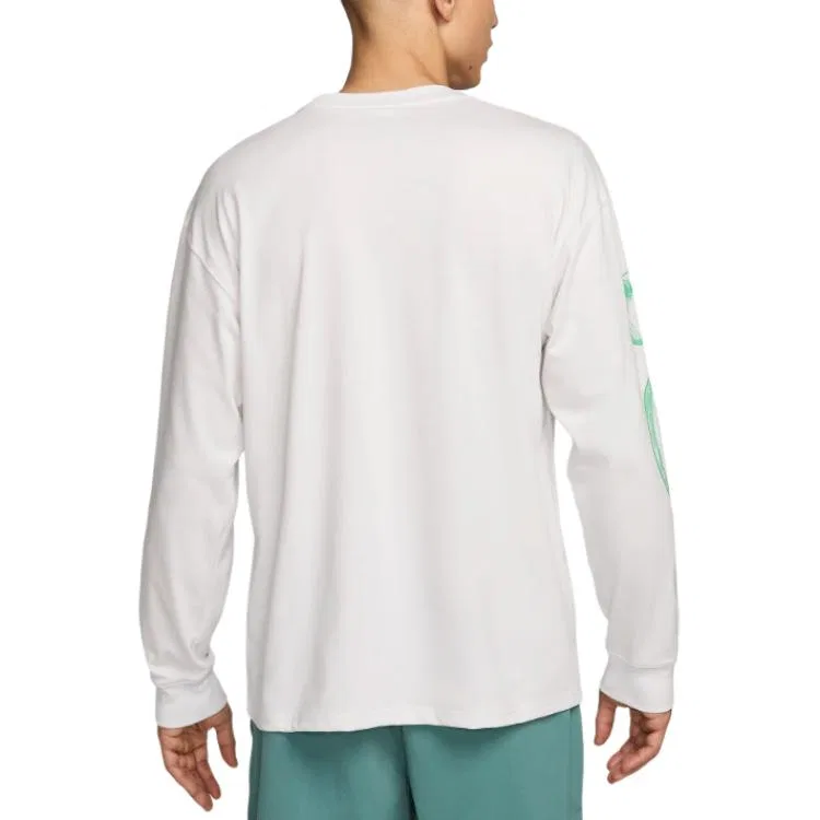 Мужская футболка с длинным рукавом Dri-FIT Hike Snacks Nike, Summit White — фото 3