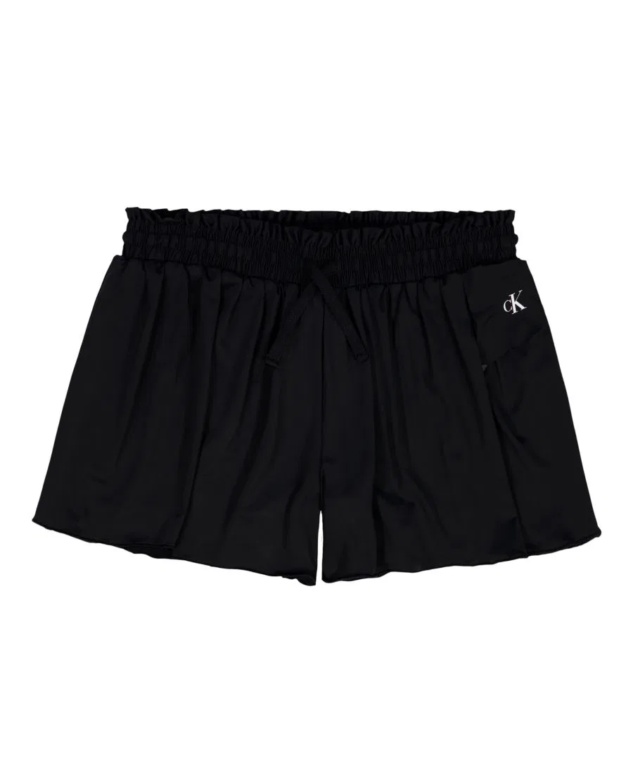 Шорты для девочек с эластичным поясом Calvin Klein, Black