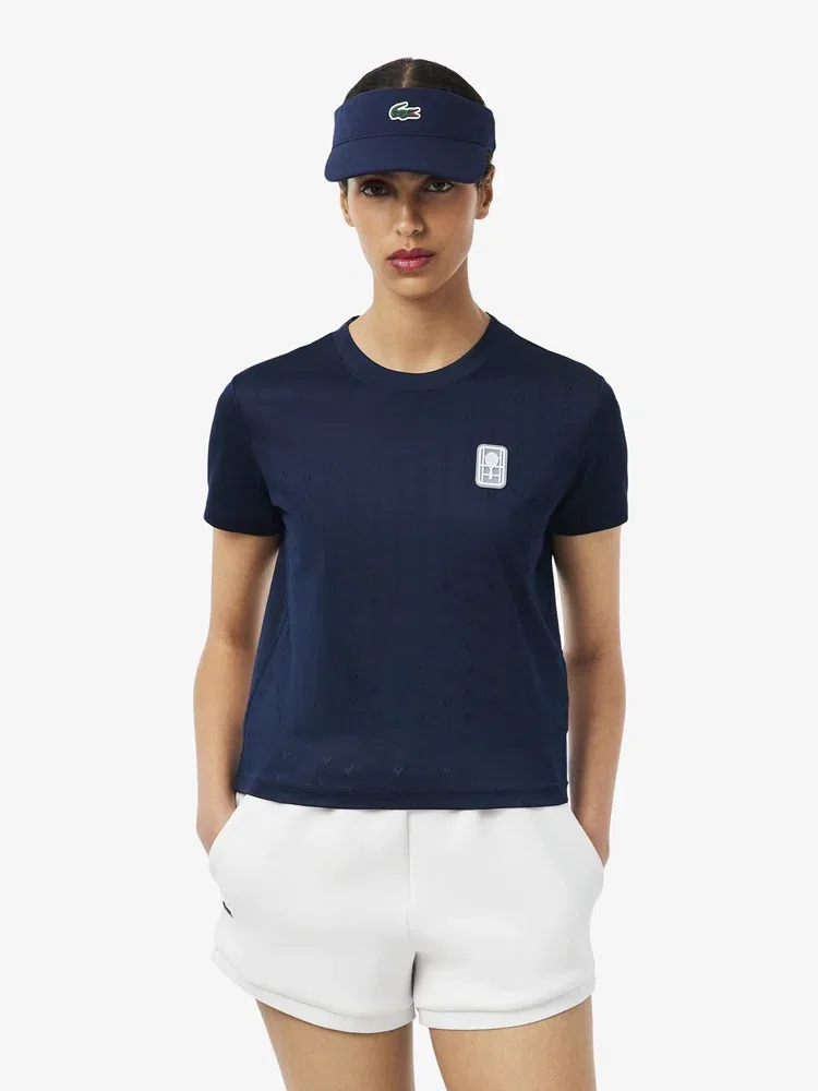 Футболка теннисная LACOSTE Heritage, Navy