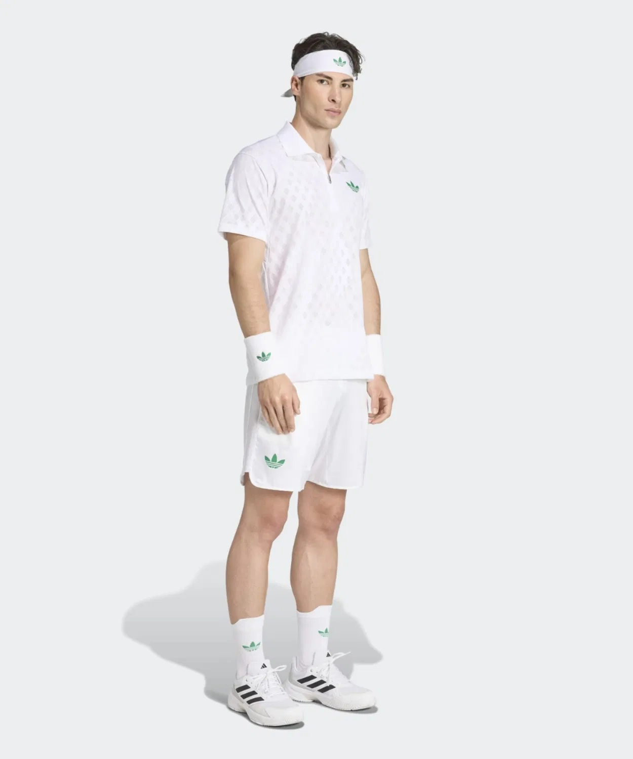 Мужской поло с длинным рукавомClimacool+ Free Lift Adidas, Белый — фото 4