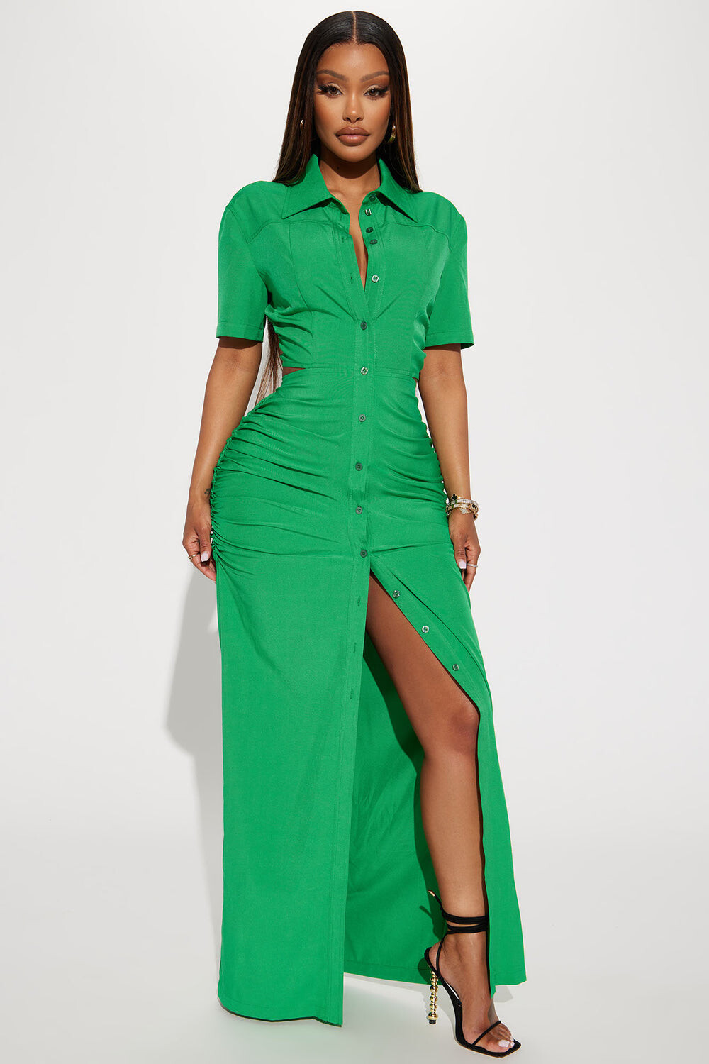 

Платье Fashion Nova MD6160FN, зеленый
