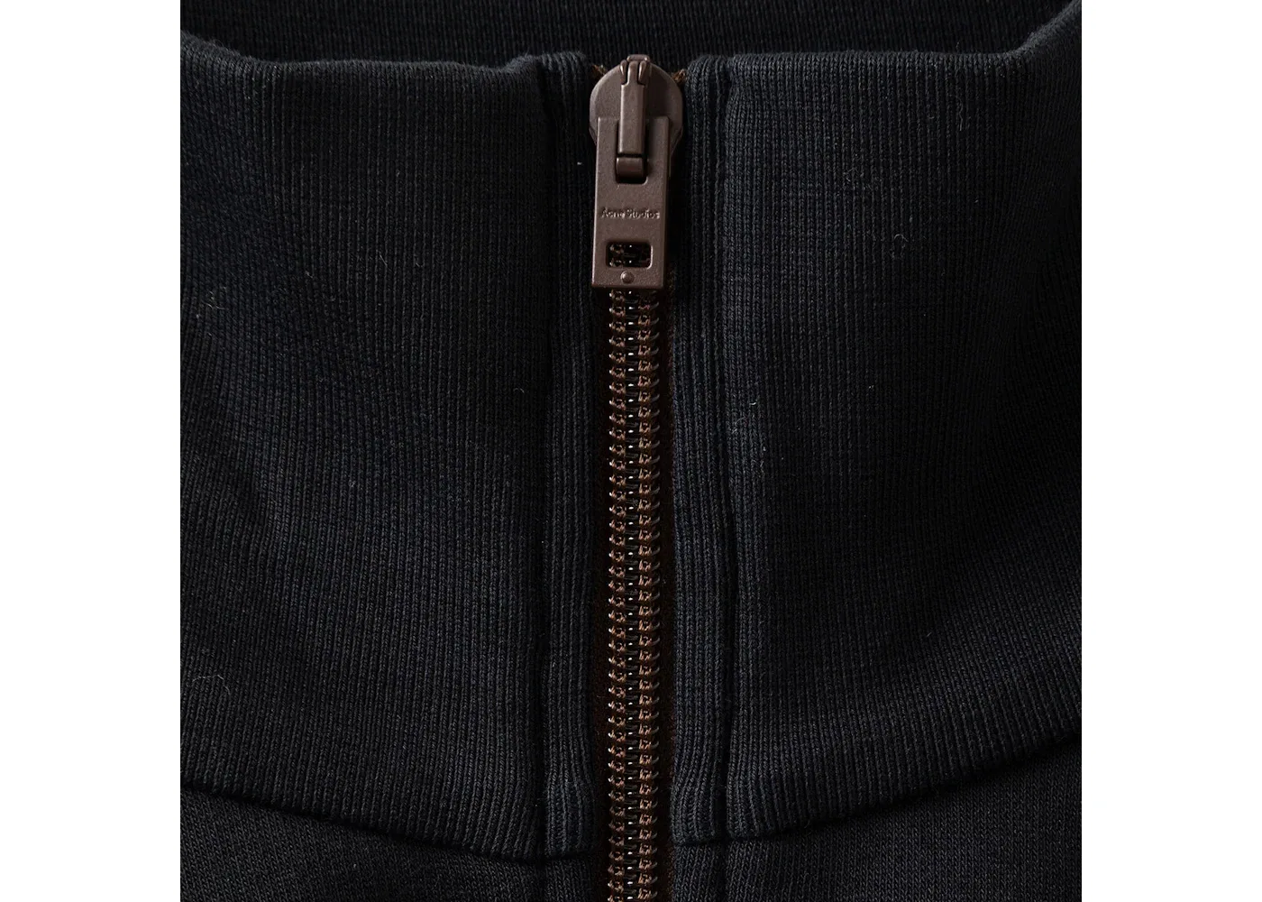 Мужской свитшот на молнии с принтом Acne Studios, Black — фото 2