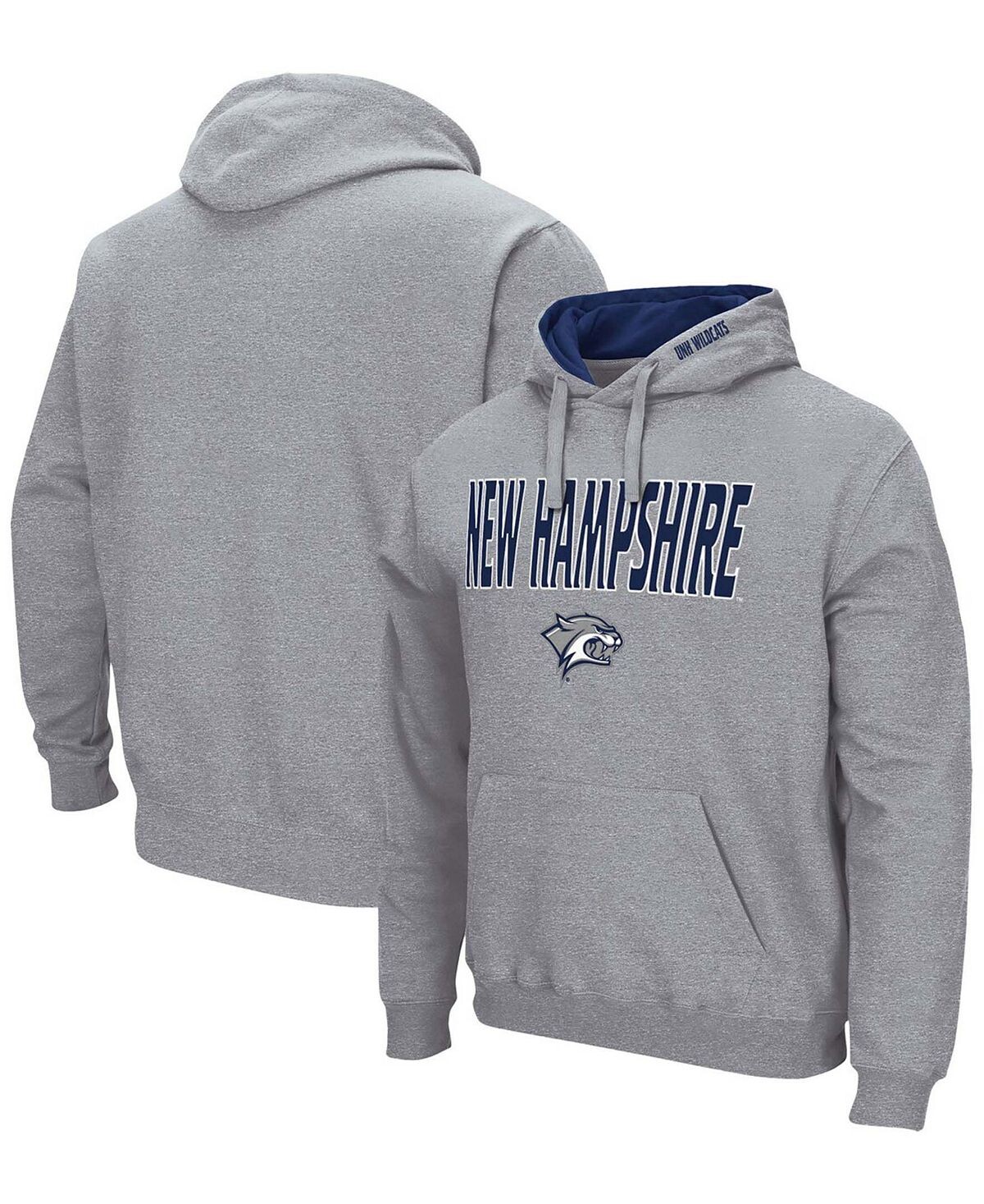 

Мужской пуловер с капюшоном с капюшоном и логотипом new hampshire wildcats heather grey arch and logo Colosseum, мульти, Серый, Мужской пуловер с капюшоном с капюшоном и логотипом new hampshire wildcats heather grey arch and logo Colosseum, мульти