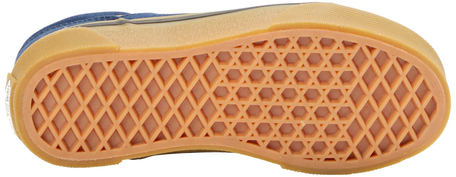 Детские кроссовки для мальчиков ретро-стиль Seldan Vans, Gum Dress Blues — фото 2