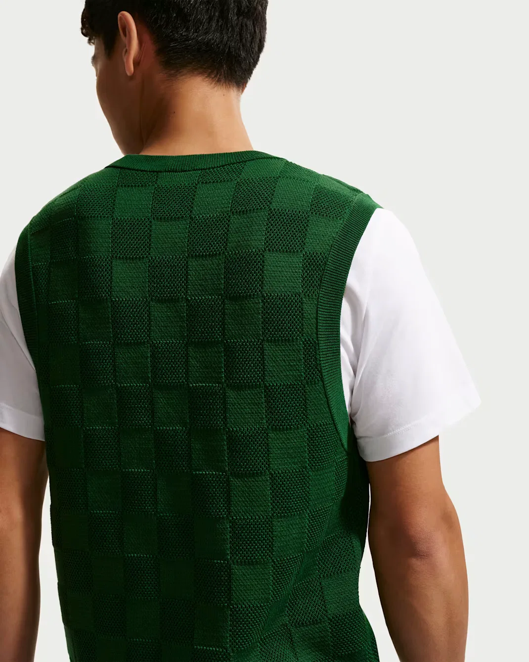 Мужской теннисный жилет-свитер NikeCourt Slam, Gorge Green — фото 2