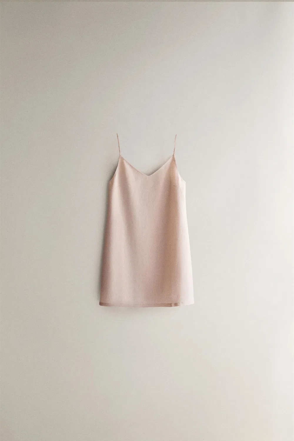 Льняная ночная рубашка ZARA, Pink