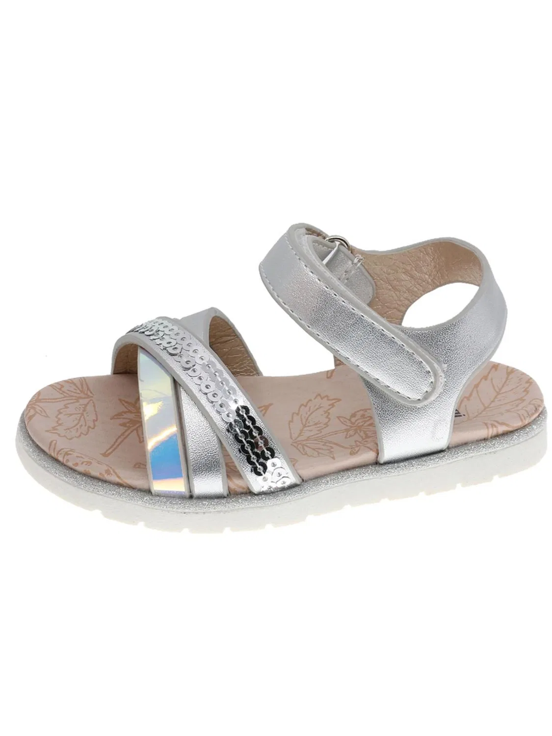 Сандалии Beppi Casual Sandal серебристого цвета