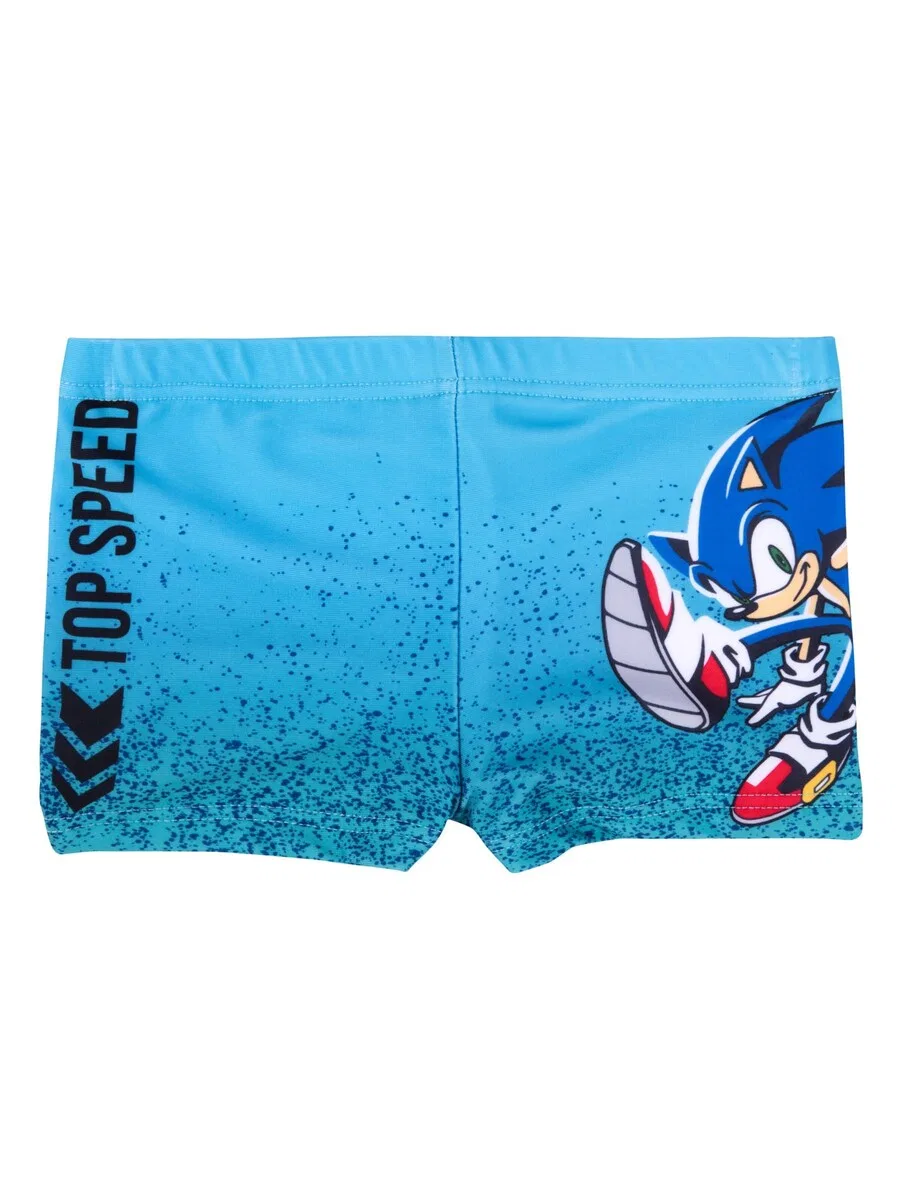 Плавки Sonic Swim Trunks "Ежик" синего цвета