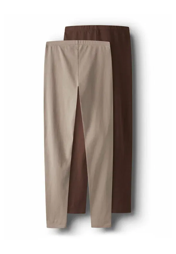 Леггинсы хлопковые Leggings 2 pack Two Soon mocha meringue, мокко — фото 4