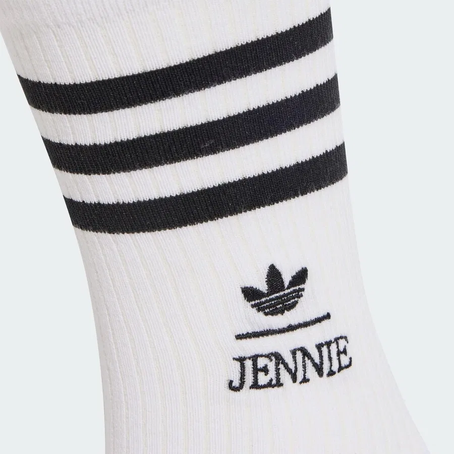 Носки ADIDAS ORIGINALS 'Adiluna Season 2 x Jennie' белого цвета — фото 3