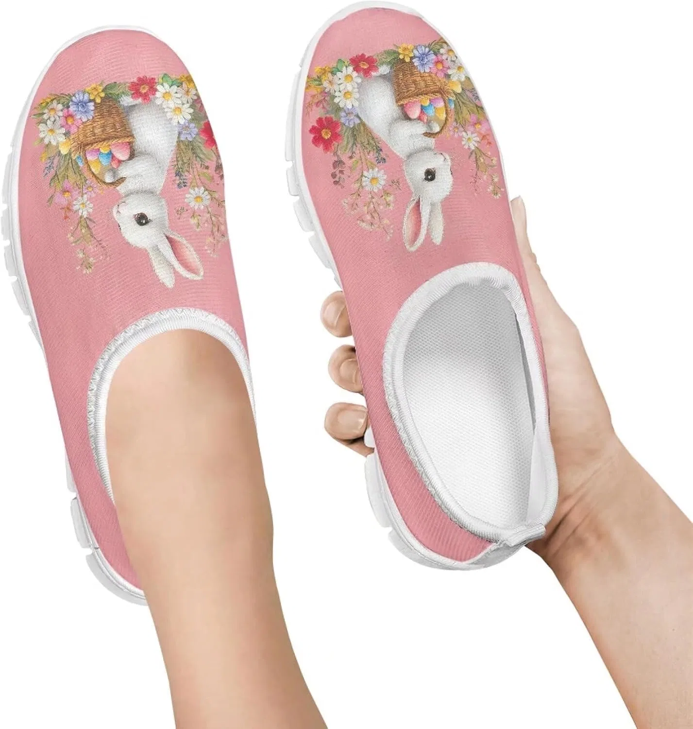 Детские кроссовки для девочек с сетчатым верхом TODIYADDU, Elegant Bunny — фото 2