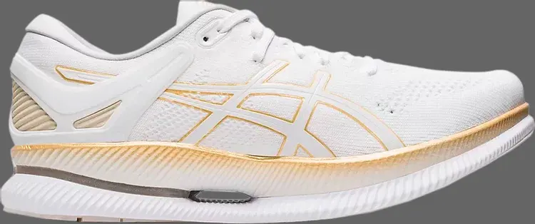 

Кроссовки metaride 'white pure gold' Asics, белый