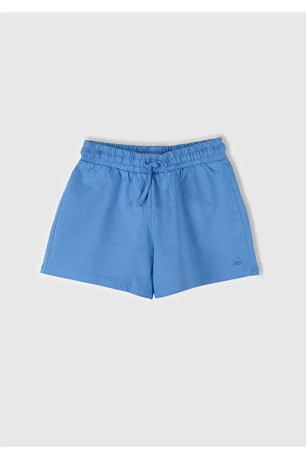 Детские шорты для девочек с принтом United Colors Of Benetton, Blue