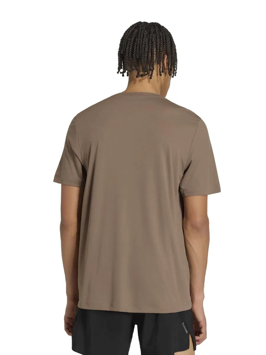 Спортивная футболка ADIDAS PERFORMANCE Performance Shirt 'Adi365 Essentials' цвета хаки — фото 3