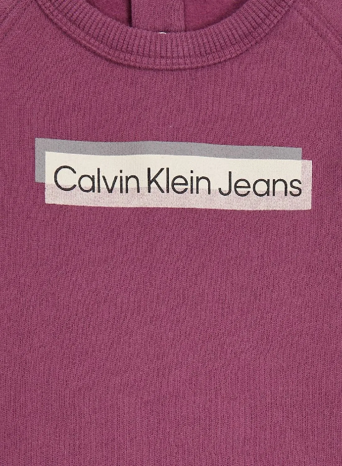 Спортивный костюм из 2 предметов, комплект, Calvin Klein Jeans, амарантовый — фото 3
