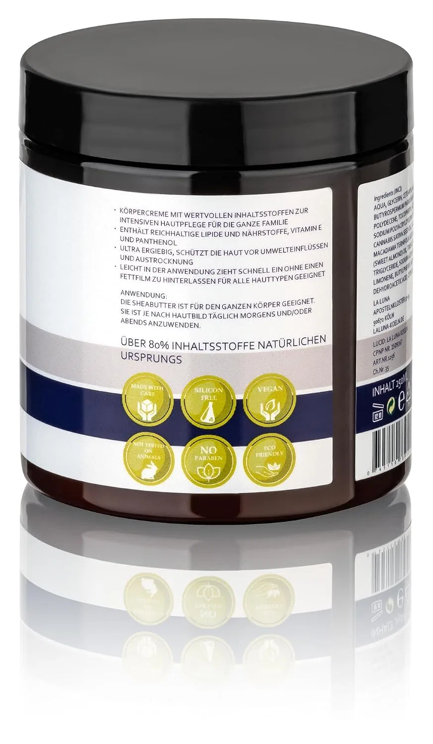 Масло для тела Organic Shea Butter Macadamia Nut Oil and Chia Seed Oil, 250 мл Luna Bio — фото 4