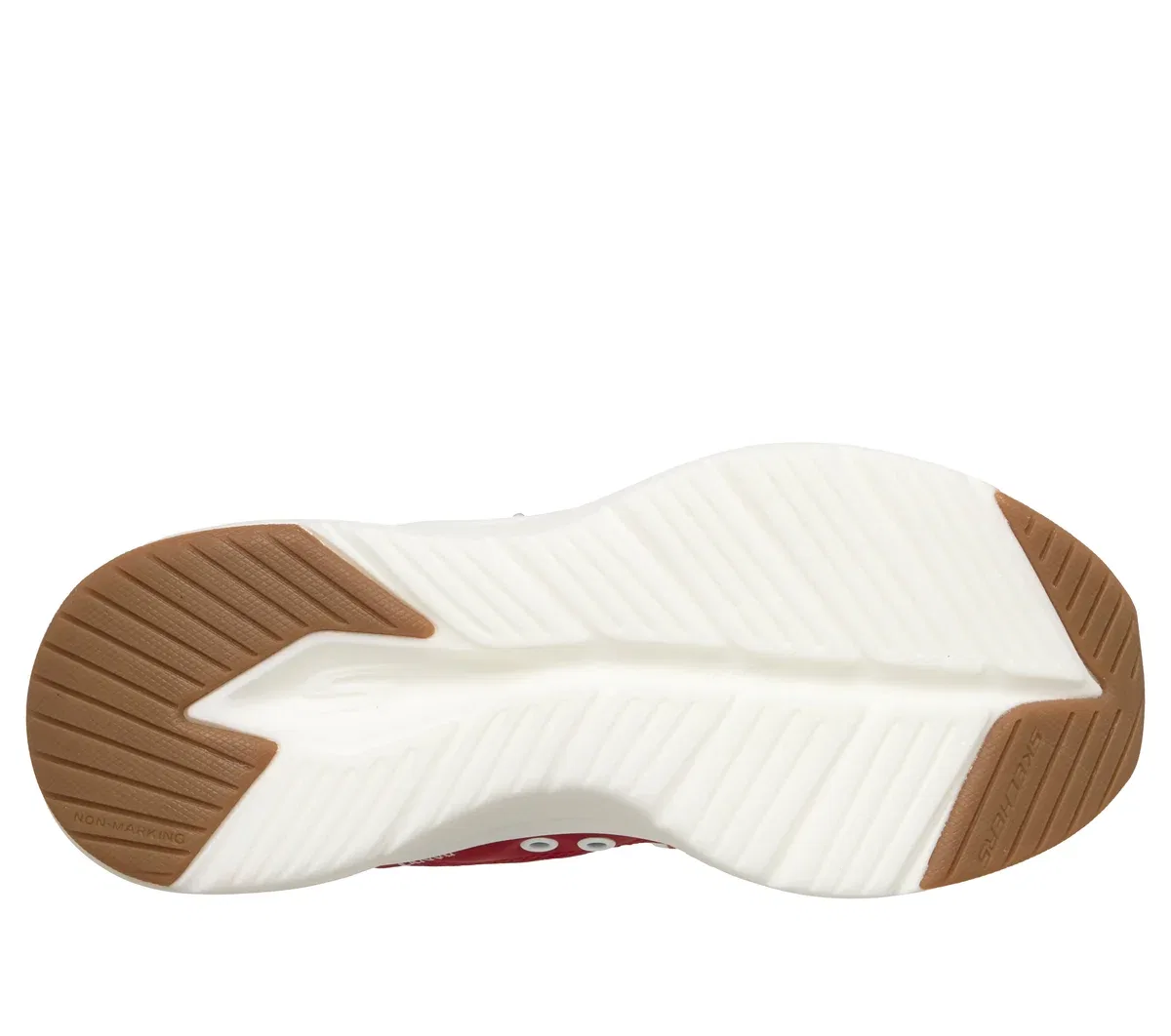 Детские слипоны Contour Foam - Cozy Fit Heartclub Skechers, белый/красный — фото 3