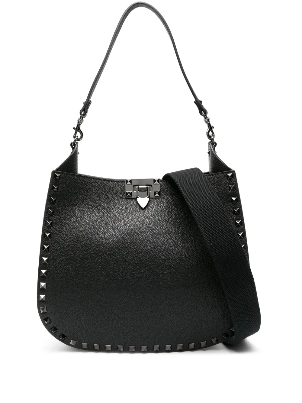 

Сумка Rockstud Hobo VALENTINO GARAVANI, черный