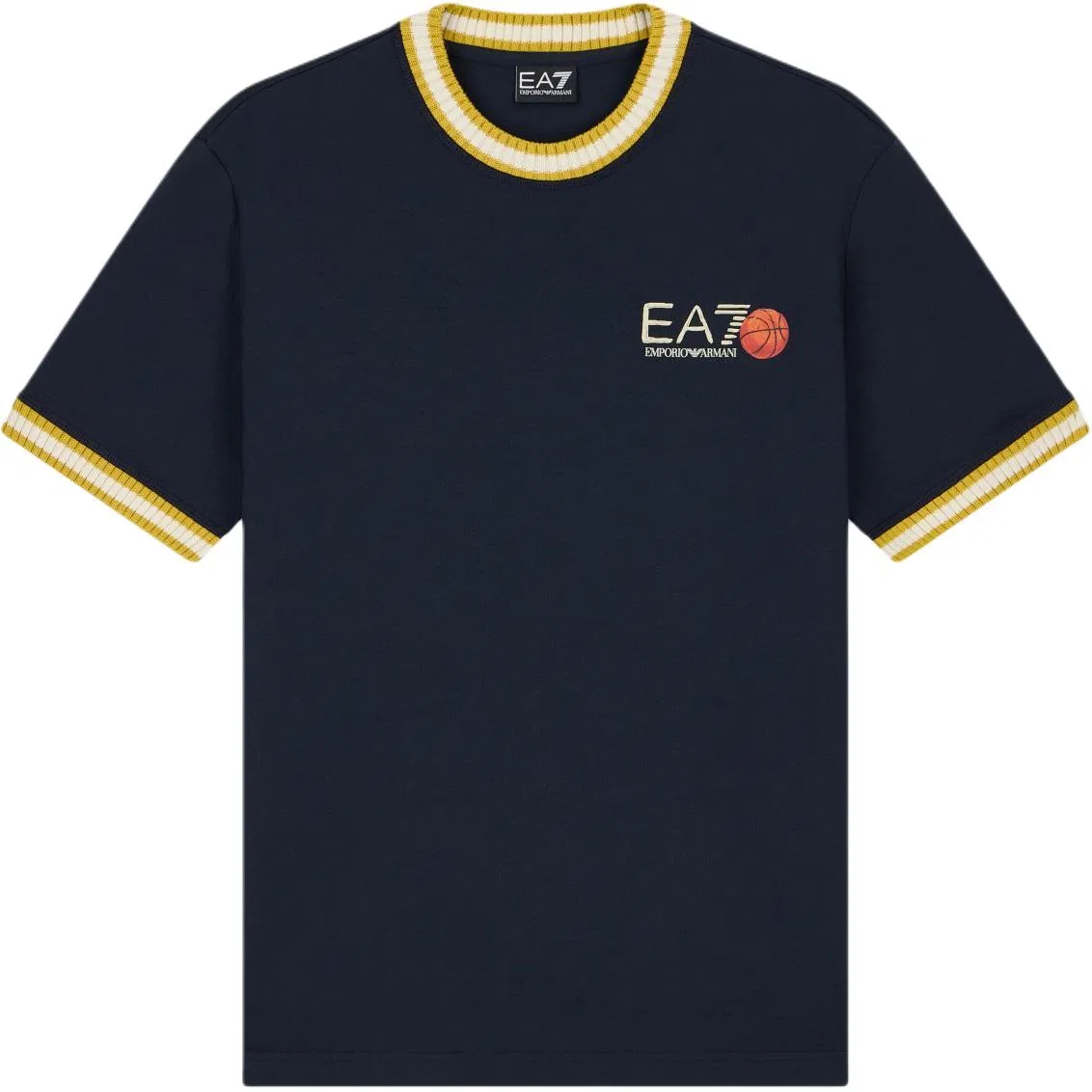 Мужская футболка с круглым вырезом EMPORIO ARMANI, Marine Blue