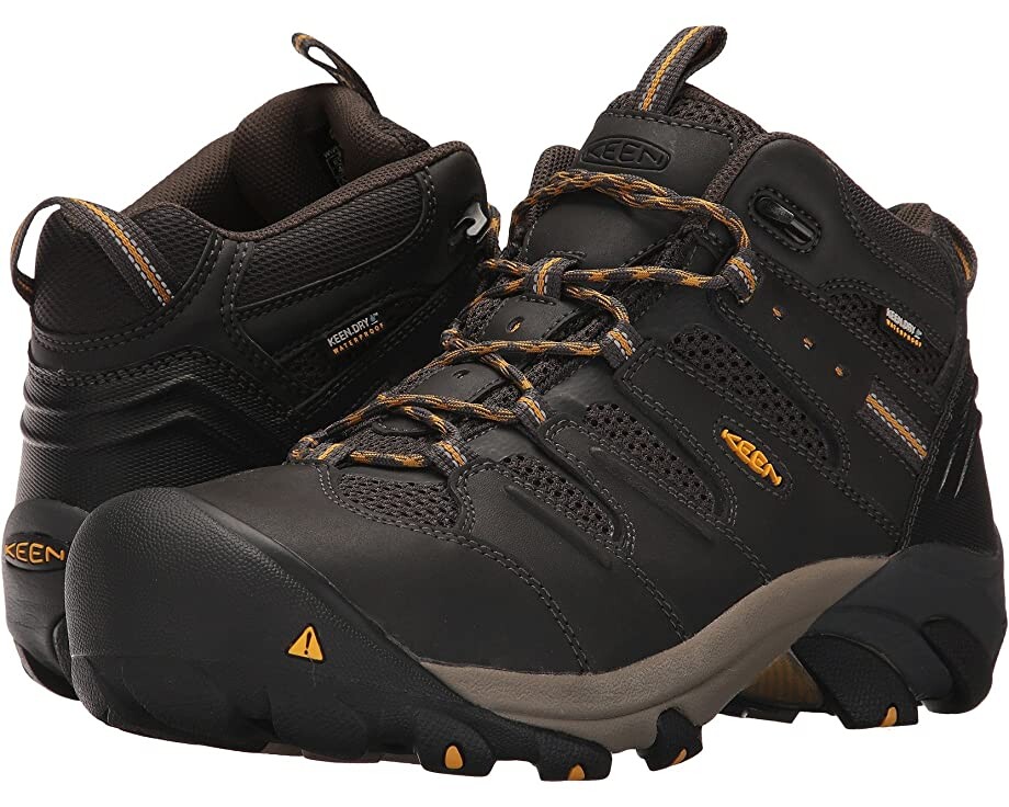 

Кроссовки Lansing Mid Waterproof Steel Toe KEEN Utility, рэйвен