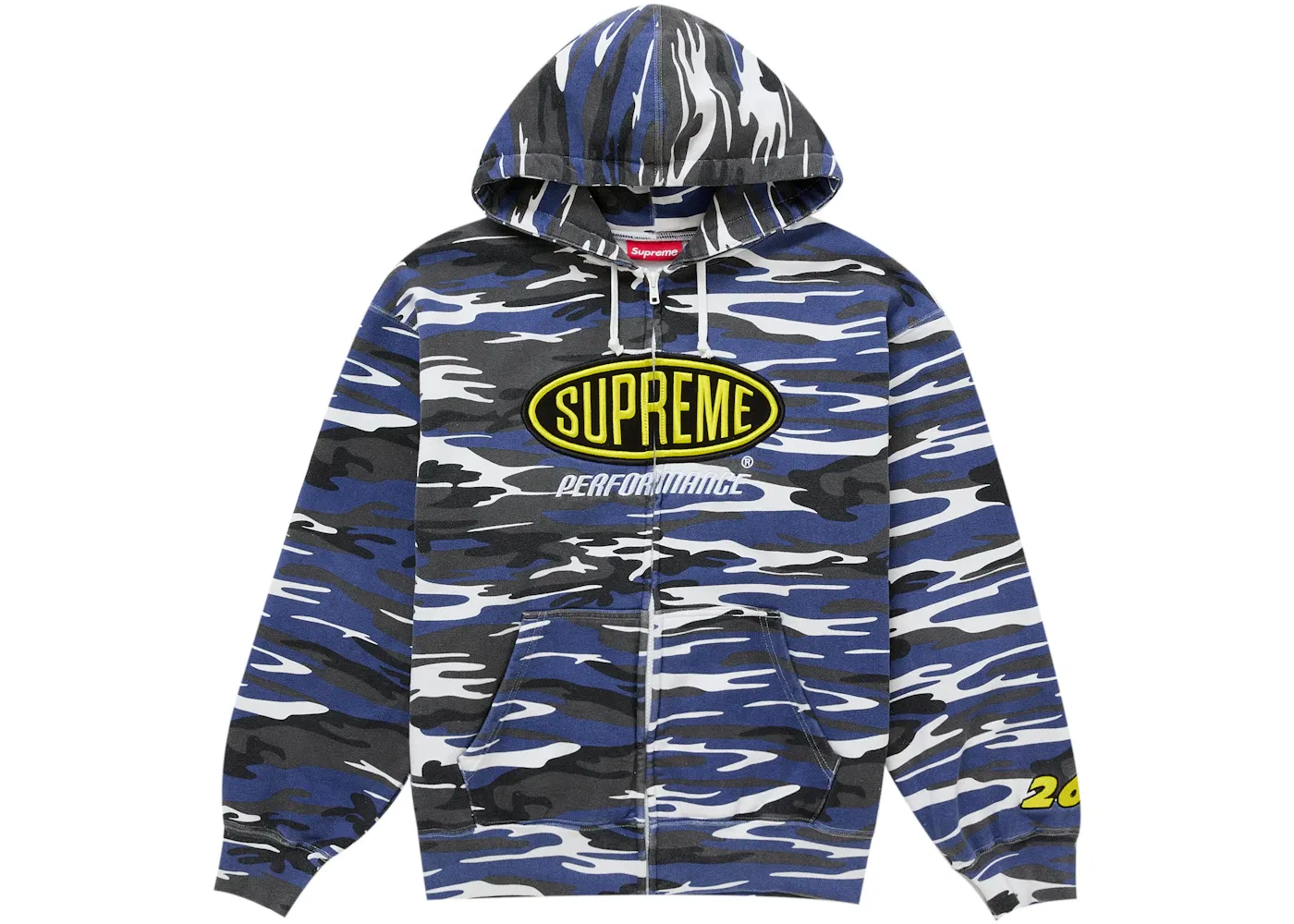 Мужская худи с принтом Sweatshirt Supreme, Blue Camo