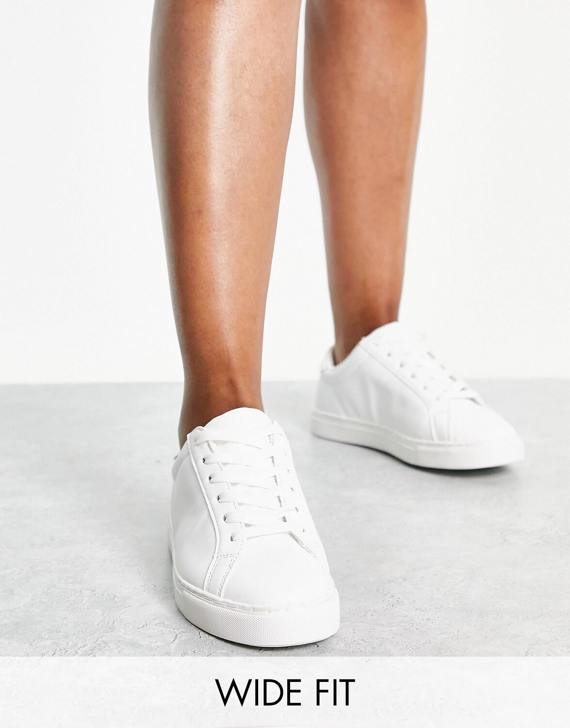 Белые кроссовки широкого кроя ASOS DESIGN Drama