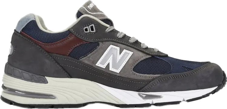 

Кроссовки New Balance 991 Made in England 'Olive White', серый
