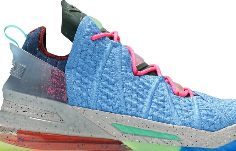 Кроссовки Nike LeBron 18 'Best Of 1-9', многоцветный — фото 3