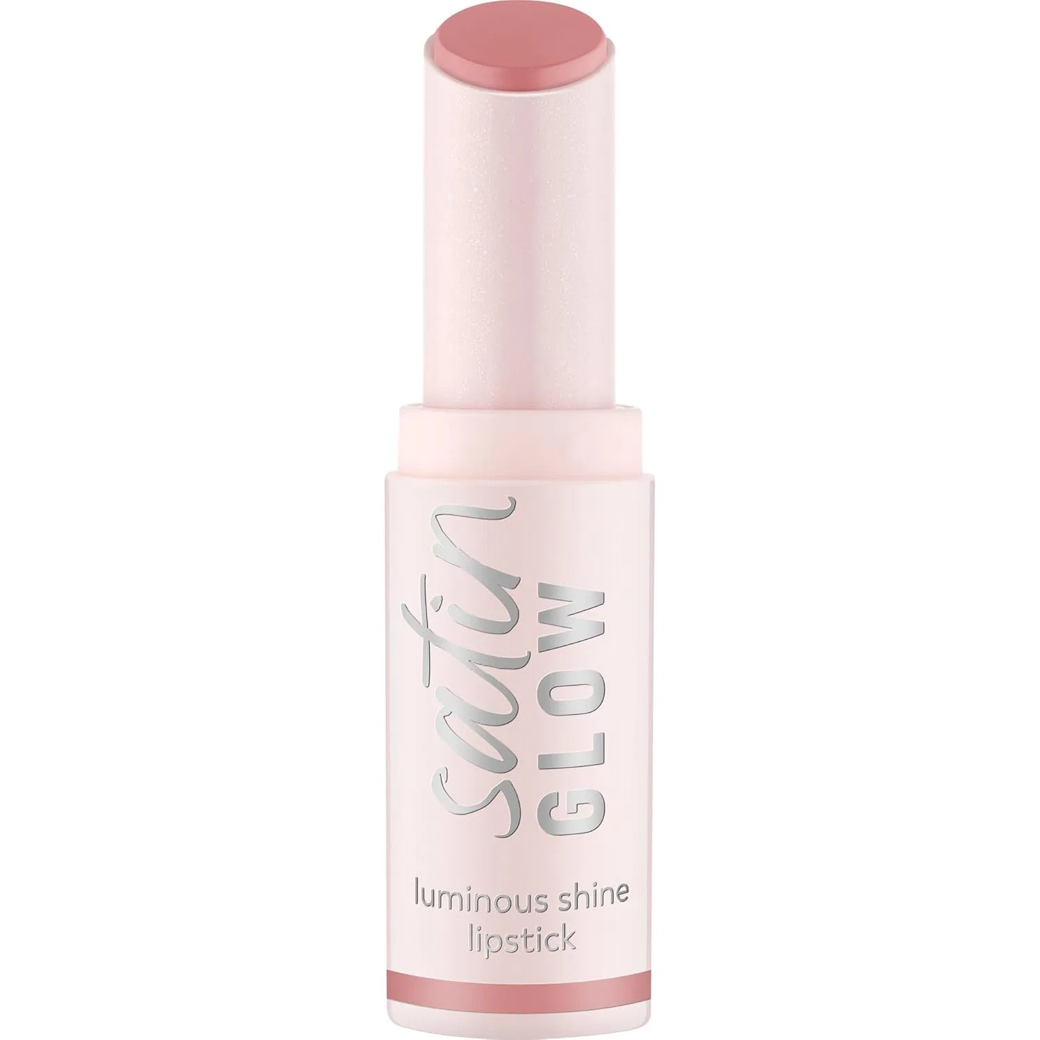 Помада Satin Glow Luminous Shine Lipstick, essence, 02 Blushin It, 3.5 г, розовый