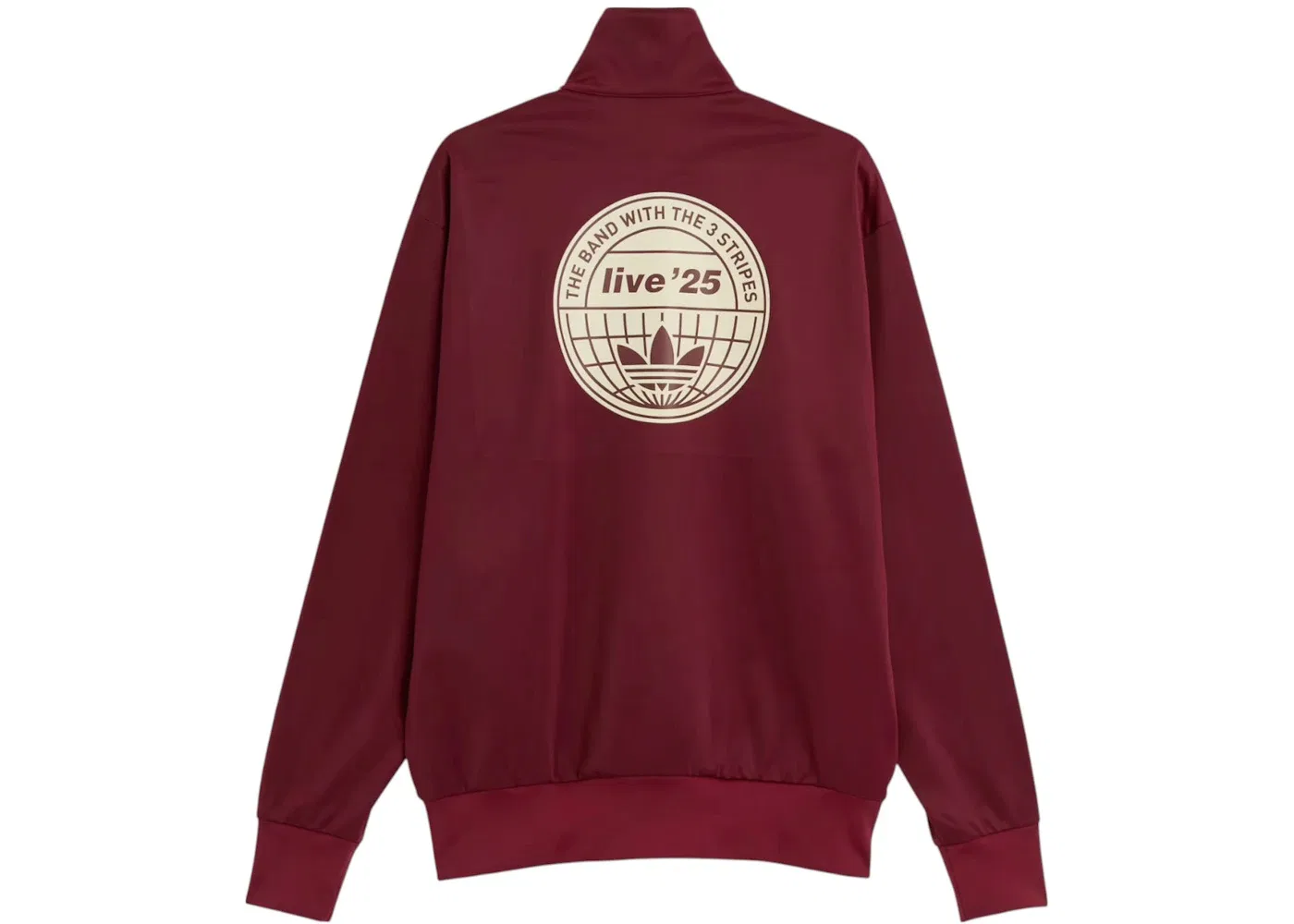 Мужская куртка-бомбер с длинным рукавом Adidas, Noble Maroon — фото 2