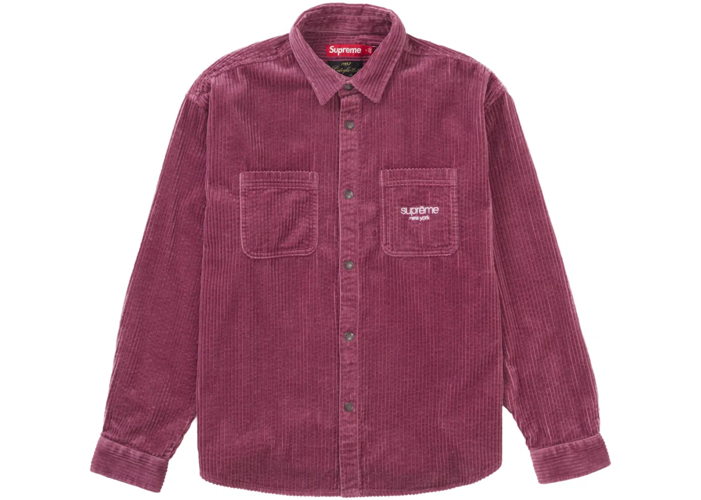 Мужская рубашка из вельветона Dusty Pink Supreme