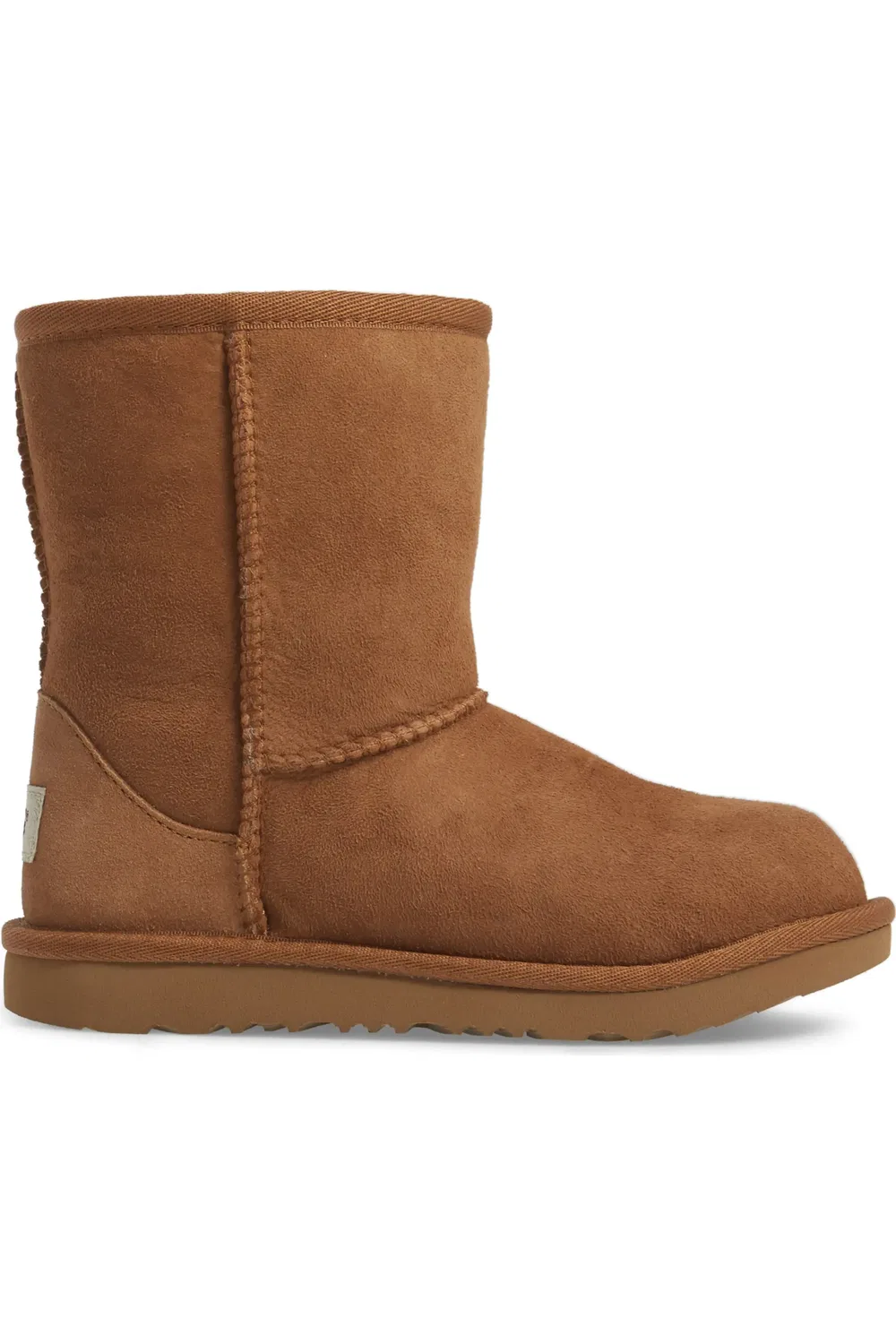 Детские ботинки зимние Classic Short II UGG, Chestnut Brown — фото 3