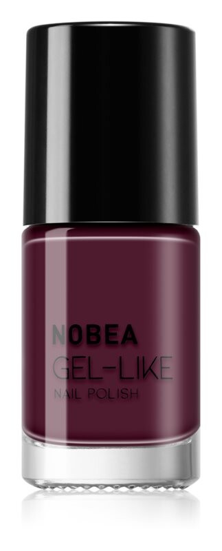 

Лак для ногтей с гелевым эффектом NOBEA Day-to-Day, оттенок Maroon red #N46 6 мл