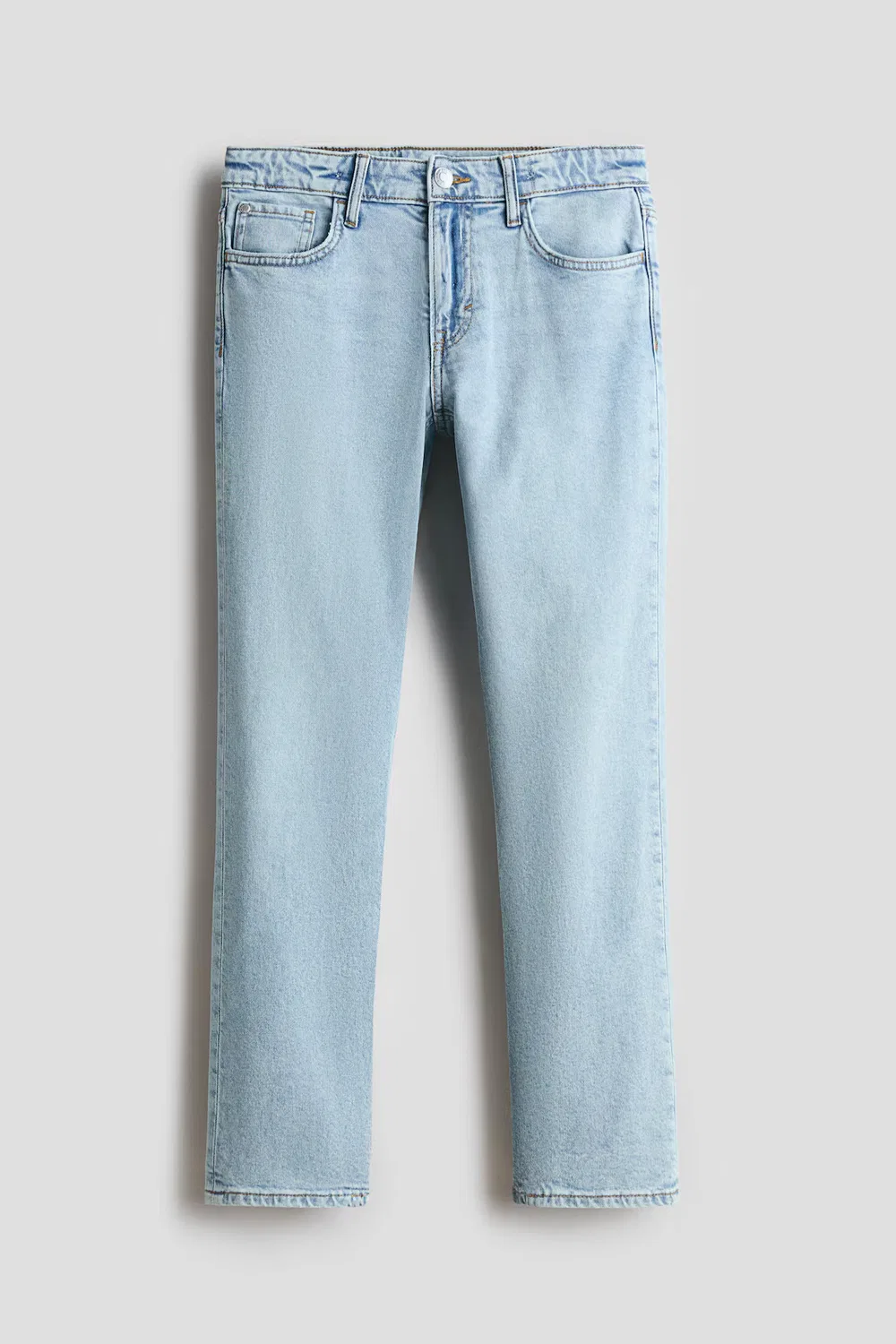 Удобные эластичные джинсы облегающего кроя H&M, Helles Denimblau