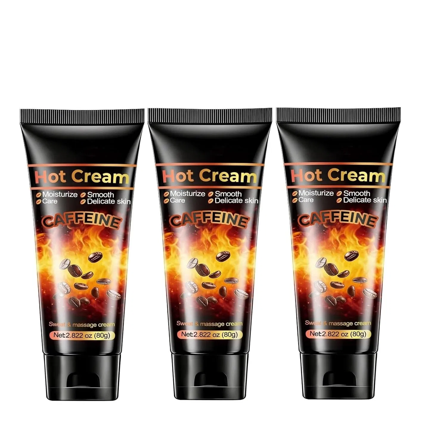 Крем для тела с кофеином, 3 шт, 80 г Generisch
