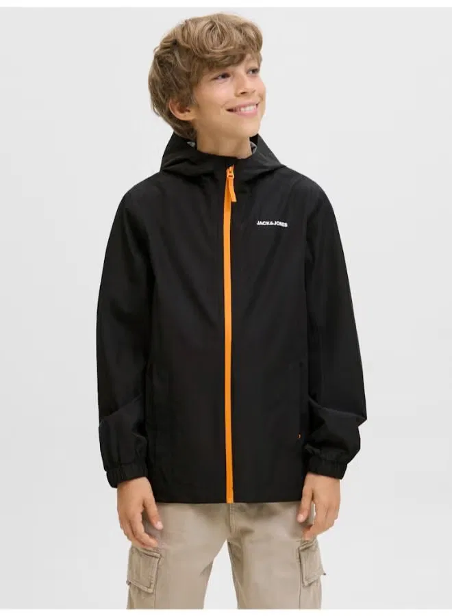 Куртка детская с молнией Jack & Jones Junior, черный