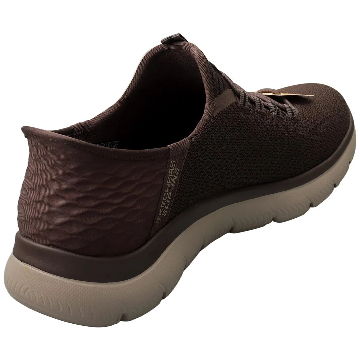 Детские кроссовки для мальчиков с кроссовками-слипонами Skechers, Chocolate — фото 2